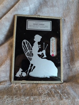Vintage Peters Market 1st Class Grocery Meat Market Detroit MI thermometer