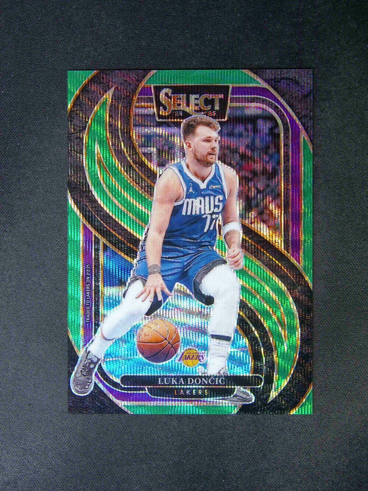 2024-25 Panini Select Luka Doncic #141 Premier Green Wave /50