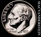 1959 Roosevelt Dime- Silver- Choice Gem Proof Luster- No Reserve #L2376