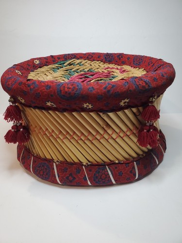 Handgefertigter Bambus Meditations Fußhocker/Sitz - Bild 3 von 12