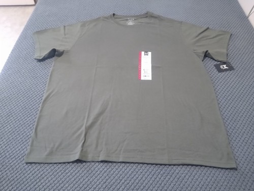 Members Mark essential short sleeve crewneck t-shirt men's size XL green - Picture 2 of 12