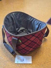 Racktime System Fahrrad-Einkaufstasche Agnetha noble red, inkl. Snapit Adapter