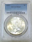 1922 Peace Silver Dollar PCGS MS65 Frosty White New Holder PPQ #B332C