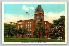 State Normal School  Willimantic  Connecticut   Postcard