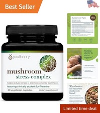 Mushroom Stress Complex - 60 Capsules for Men...