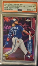 2020 Topps Chrome - Vladimir Guerrero Jr. #133 PSA 10 Pink Refractor Gem Mint 10