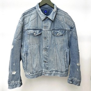 ジャケット・アウター Yeezy gap denim jacket yzy XS grey USA Yeezy Gap Engineered By Balenciaga Padded Denim Jacket