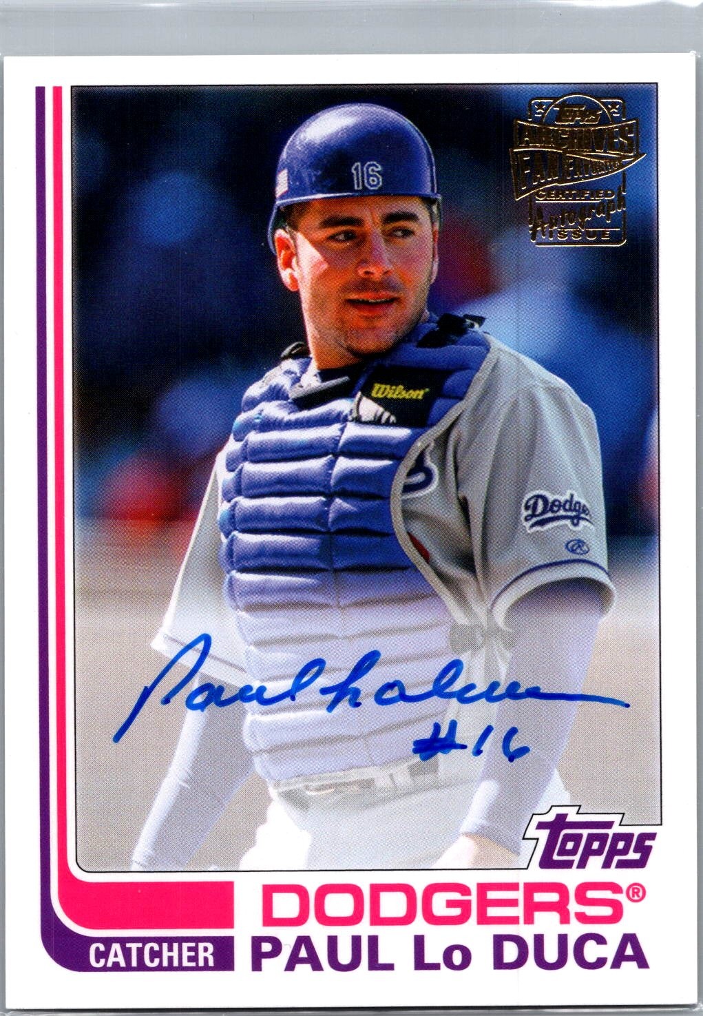 2021 Topps Archives #FFA-PL Paul Lo Duca Fan Favorites Autographs