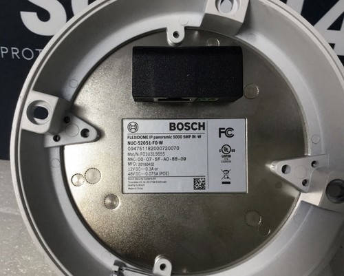 Bosch NUC-52051-F0-W 360° Network Panoramic Color Camera 5MP 1.19mm POE TESTED! - Picture 3 of 3