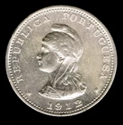 INDIA-PORTUGUESE - 1 RUPIA 1912/1 KM# 18, HIGH GRADE
