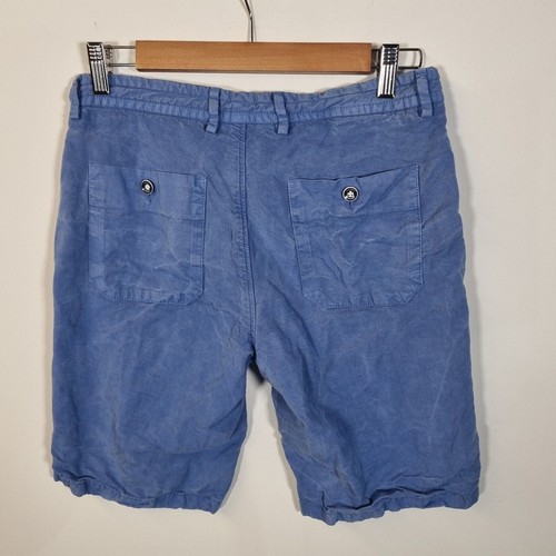 Hackett Mens Shorts Size 30 Blue Devon Pockets Casual - Picture 4 of 7