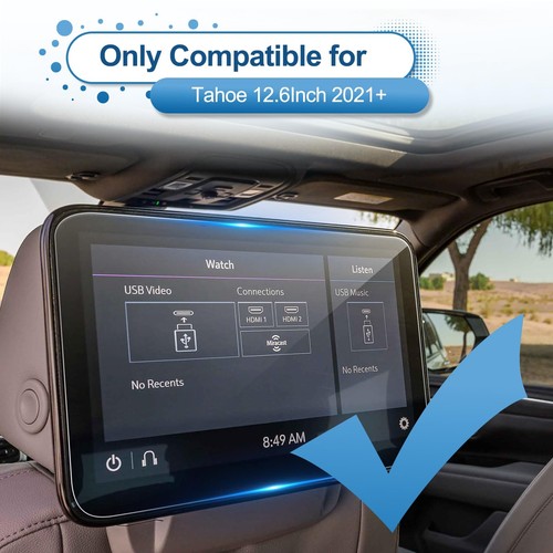(2pz) 2021-2025 Tahoe Protezione Schermo per Chevrolet Tahoe Sedile Posteriore 12.6-in... - Foto 2 di 7