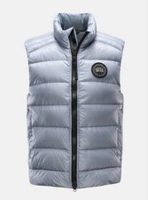 Mens Canada Goose Crofton Vest Black Label Puffer Gilet Jacket Grey
