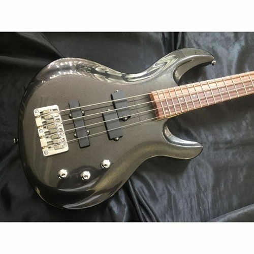 E-Bassgitarre Aria Pro II IGB-STD MBK Metallic Black Lindenholz Korpus - Bild 2 von 5