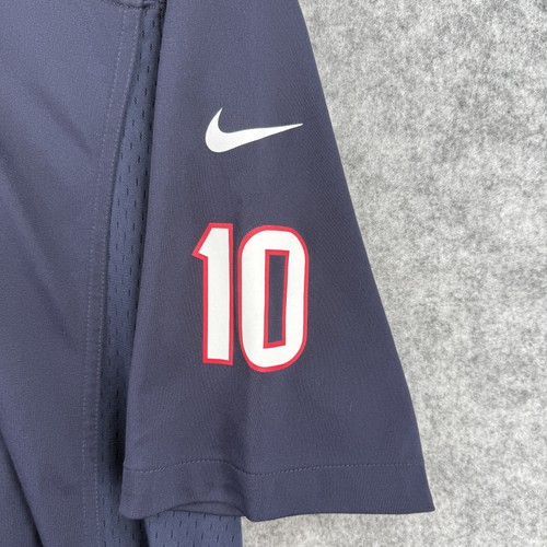 Houston Texans Jersey Mens Large Blue NFL Football DeAndre Hopkins 10 Nike Shirt - Picture 5 of 14
