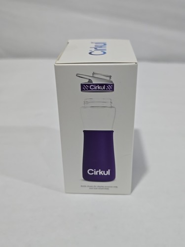 Cirkul Chill Sleeve & Comfort-Grip Lid for 22oz Bottle, Purple *New In Box* - Picture 4 of 6