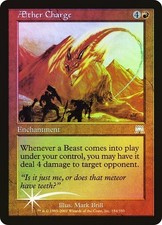 Onslaught   MTG  FOIL  Aether Charge   Magic