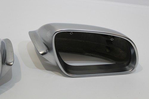 Audi A8 4E D3 Aluminium Chrome Door Wing Mirror Housing Cover Casings 4E0857507A - Picture 3 of 13
