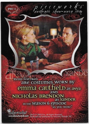 Buffy Connections Pieceworks Costume,  CL-1, Heartbreaks, Puzzle - Pick - Picture 15 of 15