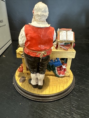 Figura De Colección Norman Rockwell "Taller de Santa" Colección Reliquia de Santa 1990 - Imagen 8 de 17