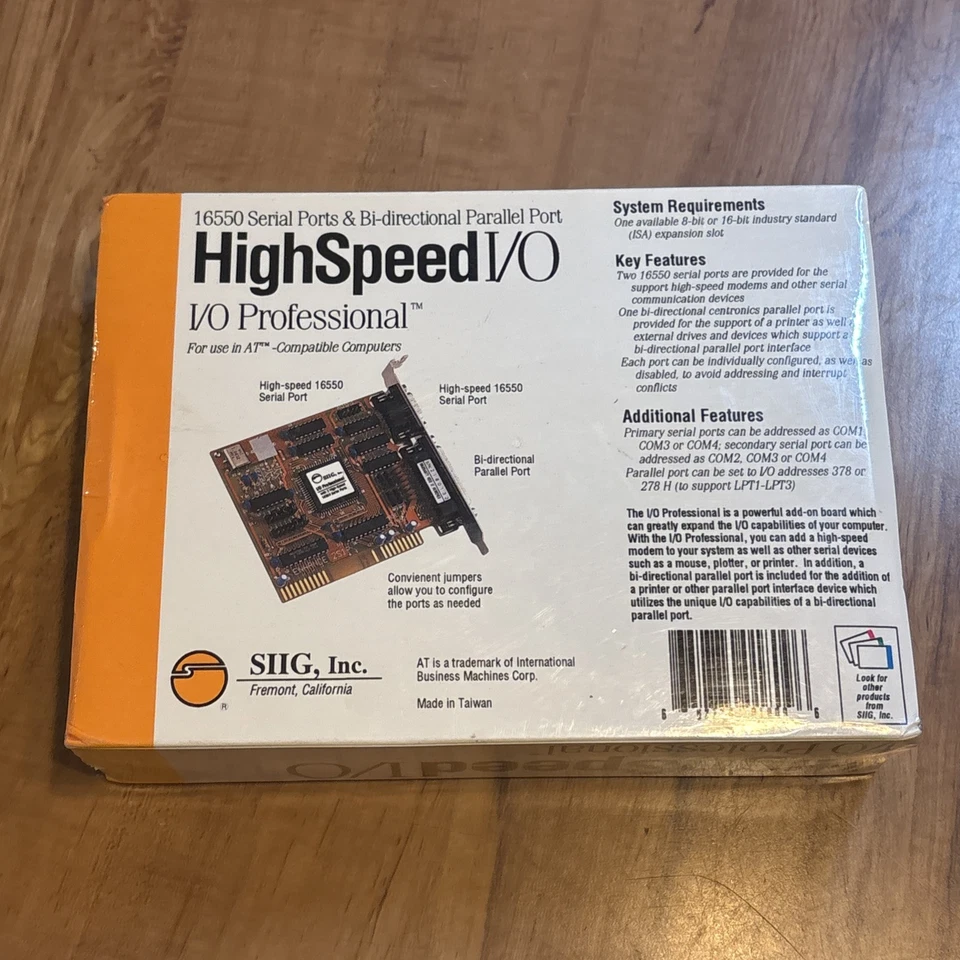 SIIG HighSpeed I/O Professional High speed serial Ports 16550 SKU 7197 - Image 2 of 4