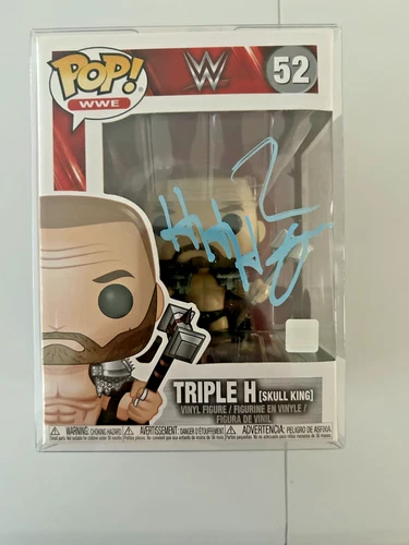 WWE Triple H Signed Funko Pop with COA