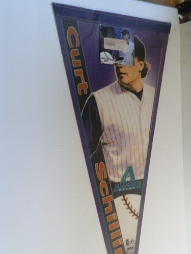 BASEBALL Pennant & Minor Card (2002/90) Curt CURTIS SCHILLING DBback RedWing OF - Foto 2 di 5