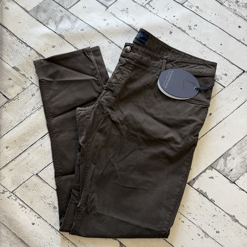 Neue handverlesene Herren Jeans Gr. 37 Button Fly Orvieto Testa di Moro braun Schrittlänge 36"