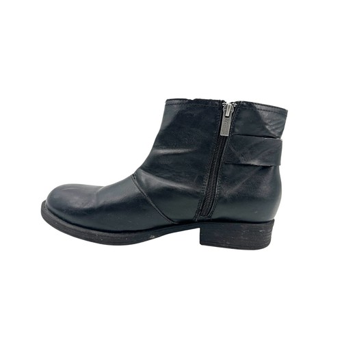 Reaction Kenneth Cole Negro Imitación Cuero Botines Mujer 10 Zapatos Botines - Imagen 4 de 10