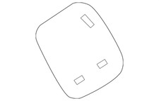Genuine Volkswagen Fuel Door 5G0-809-909-GRU