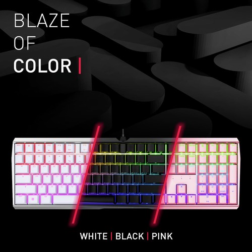MX Board 3.0 S Wired Mechanical Keyboard Aluminum Housing MX Red Silent Switc... - Picture 4 of 6