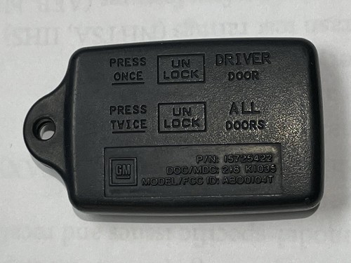 1995-1996 CHEVROLET C/K 1500 2500 3500 KEYLESS REMOTE TRANSMITTER 15725422 OEM🟠 - Picture 18 of 24