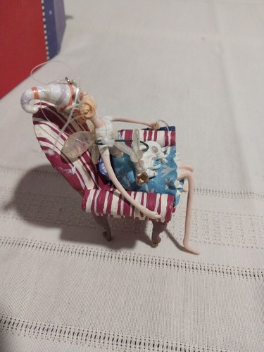 Abt 56 Heiligabend Bo Ho Ho Fee im Stuhl Ornament - Bild 7 von 10