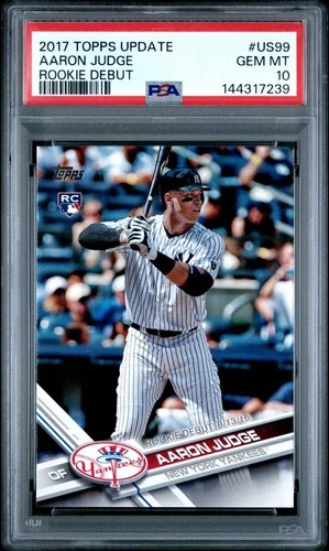 Aaron Judge 2017 Topps Update Rookie Debut PSA 10 GEM MINT #US99 Yankees