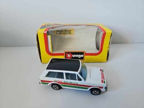 Vintage Burago Range Rover Team Castrol boxed 1:43 Code 4156 - Picture 1 of 13