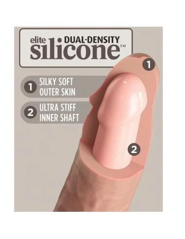 KING COCK - ELITE DILDO REALISTICO SILICONA 15.2 CM - Imagen 4 de 6