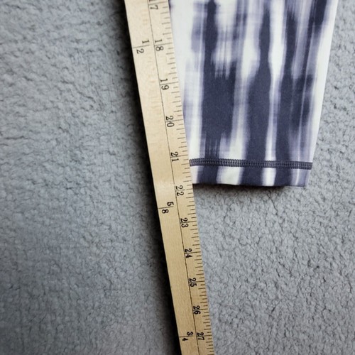 Leggings Sudorosos Betty Súper Suaves Yoga Acanalados Bolsillos Blanco y Negro 7/8 Talla S - Imagen 8 de 9