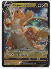 Pokémon TCG Dragonite V Pokemon Go Black Star promo SWSH235 NM