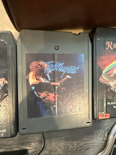 Lot de 4 bandes 8 pistes rangement porte étui arc-en-ciel Ted Nugent - Photo 5/12