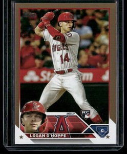 2023 Topps #363 Logan O'Hoppe Gold #/2023