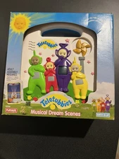 Vintage 1998 Playskool Teletubbies Crib Toy Projector Musical Dream Soother New