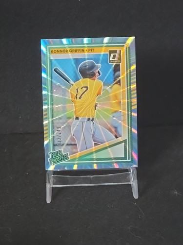 2025 Panini Donruss Konnor Griffin RC Rated Prospect Carolina Blue Lazer /249