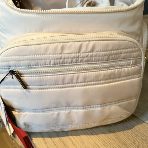 Mochila de pañales RACHEL ZOE beige con cambiador nueva con etiquetas - Imagen 3 de 10