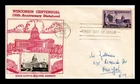 DR JIM STAMPS US COVER WISCONSIN CENTENNIAL FDC SCOTT 957 CROSBY PHOTO CACHET
