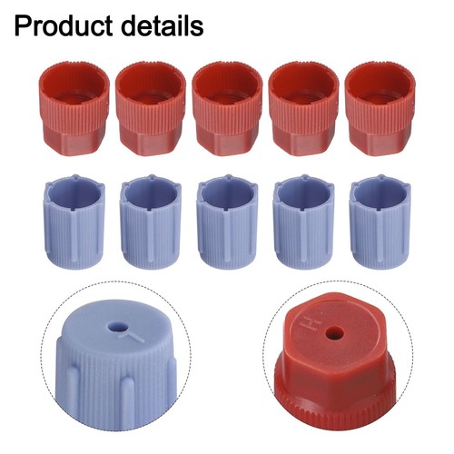 R134a AC System Charging Port Service Cap 10pcs Assortment for Replacement - Picture 2 of 12