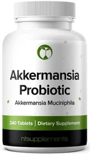 Akkermansia Muciniphila 240 Tablets 100million Afu Probiotic Gut Barrier Healt