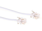 Câble modulaire MicroConnect MPK181W RJ11 6P/4C 1m