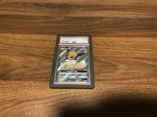 2020 POKEMON SM BLACK STAR PROMO TAG TEAM POWERS COLL #SM242 EEVEE GX PSA 9