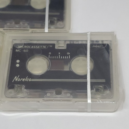 Lot Of 3 New Sealed Norelco MC-60 Micro Cassettes 60 Minutes - Picture 4 of 6
