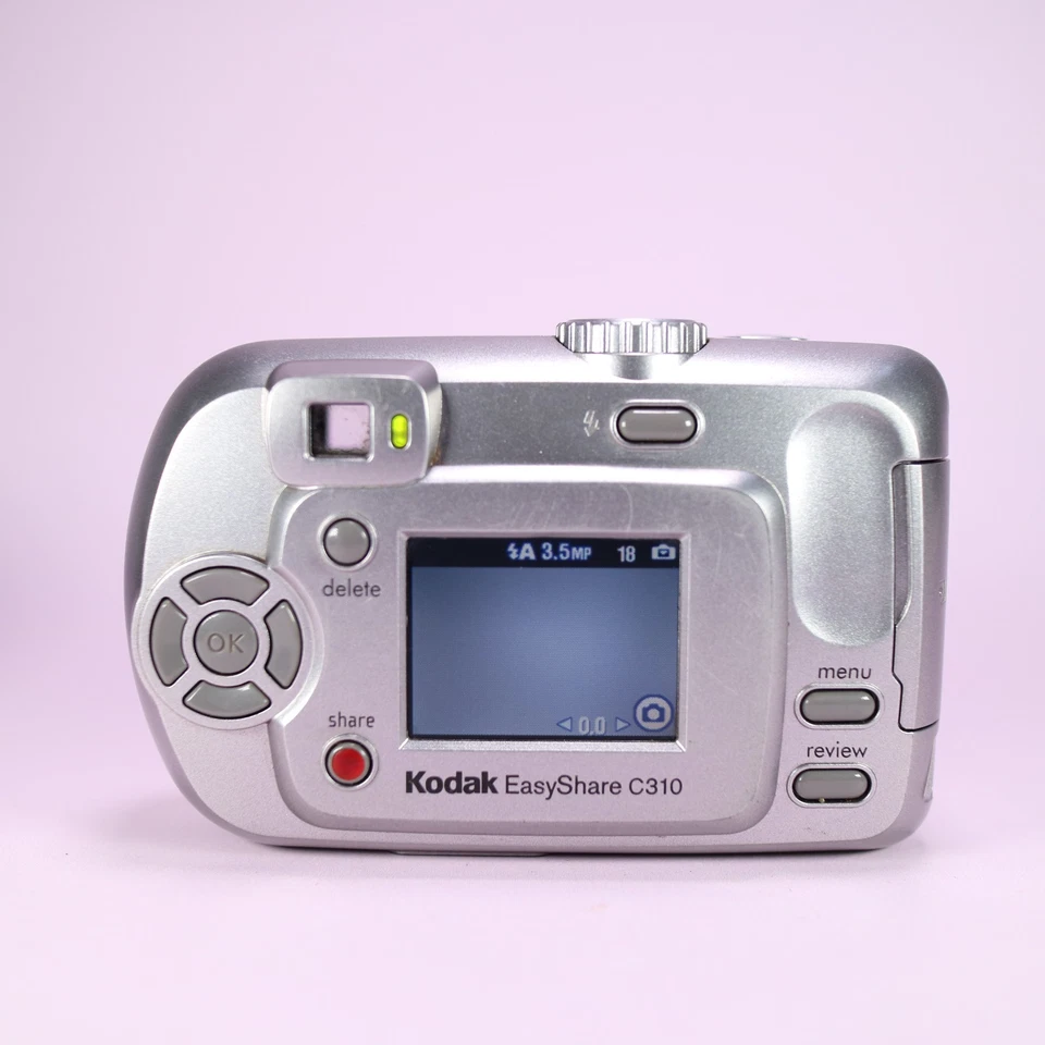 Kodak Digital Camera EasyShare C310 4.0MP Silver Tested - Image 3 of 4
